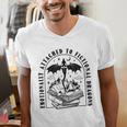 Emotionally Attached To Fictional Dragons Books Lover Men's V-Neck T-Shirt