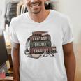Fantasy Drama Tragedy Gothic Book Lover Bookworm Men's V-Neck T-Shirt