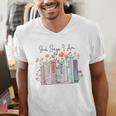 God Says I Am Book Bible Verse Christian Girls Women Men's V-Neck T-Shirt