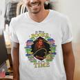 Harry Potter Hermione So Many Books So Little Time Portrait Men's V-Neck T-Shirt