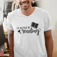 I'd Rather Be Reading Book Lover Bookworm Reading Men's V-Neck T-Shirt I'd Rather Be Reading Book Lover Bookworm Reading Men's V-Neck T-Shirt
