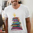 I'm OK Reading Books Library Bookworm Bookish Book Lover Men's V-Neck T-Shirt I'm OK Reading Books Library Bookworm Bookish Book Lover Men's V-Neck T-Shirt