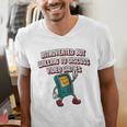 Introverted But Willing To Discuss Video Games Introvert Raglan Baseball Tee Men's V-Neck T-Shirt Introverted But Willing To Discuss Video Games Introvert Raglan Baseball Tee Men's V-Neck T-Shirt
