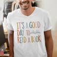 It’s a Good Day To Read a Book Lovers Library Reading Women Men's V-Neck T-Shirt