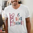 Jesus God Smut Reader Smut Reading Book Is That Smut Men's V-Neck T-Shirt