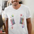 Just a Girl Who Loves Books Lover Reading Library Librarian Men's V-Neck T-Shirt