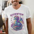 Just a Girl Who Loves Dragons And Books Men's V-Neck T-Shirt
