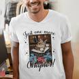 Just One More Chapter Cat Reading Books Coffee Lovers Premium Tri-Blend Men's V-Neck T-Shirt Just One More Chapter Cat Reading Books Coffee Lovers Premium Tri-Blend Men's V-Neck T-Shirt