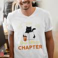 Just One More Chapter Fun Cat Coffee Reading Book Premium Tri-Blend Men's V-Neck T-Shirt Just One More Chapter Fun Cat Coffee Reading Book Premium Tri-Blend Men's V-Neck T-Shirt