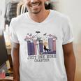 Just One More Chapter Romantasy Book Dragon Bookworm Bookish Men's V-Neck T-Shirt Just One More Chapter Romantasy Book Dragon Bookworm Bookish Men's V-Neck T-Shirt