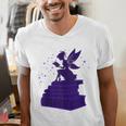 Kawaii Fairy Bookish Book Lover Library Read Men's V-Neck T-Shirt