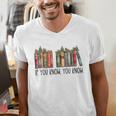 If You Know You Know 6 7 Reading Books Christmas Men's V-Neck T-Shirt If You Know You Know 6 7 Reading Books Christmas Men's V-Neck T-Shirt