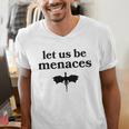 Let Us Be Menaces Dragon Book Lover Men's V-Neck T-Shirt