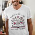 Librarian Cute Bookish It's A Good Day To Read A Book Lover Men's V-Neck T-Shirt Librarian Cute Bookish It's A Good Day To Read A Book Lover Men's V-Neck T-Shirt