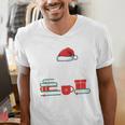 Library Crew Book Lovers Librarian Xmas Holiday Christmas Men's V-Neck T-Shirt Library Crew Book Lovers Librarian Xmas Holiday Christmas Men's V-Neck T-Shirt