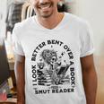 I Look Better Bent Over A Book Smut Reader Men's V-Neck T-Shirt