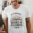 Magical Pajama And Book Lover Outfit For Readers Who Love Men's V-Neck T-Shirt Magical Pajama And Book Lover Outfit For Readers Who Love Men's V-Neck T-Shirt
