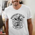 Midnight Salem Book Club Witchy Reads Men's V-Neck T-Shirt Midnight Salem Book Club Witchy Reads Men's V-Neck T-Shirt