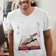 Murder Mystery And a Cup Of Tea Book Humor Men's V-Neck T-Shirt