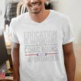 Who Needs Education Comic Books Are Importanter Premium Tri-Blend Men's V-Neck T-Shirt