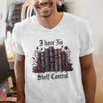 I Have No Shelf Control Dark Academia Book Lover TBR Men's V-Neck T-Shirt