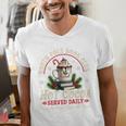 North Pole Book Club Hot Cocoa Librarians Bookish Christmas Men's V-Neck T-Shirt