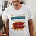 It Is Not Hoarding If It's Comic Books Collector Tee Premium Tri-Blend Men's V-Neck T-Shirt