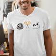 Nothing Beats Reading Bookworm Librarian Book Nerd Men's V-Neck T-Shirt