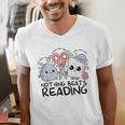 Nothing Beats Reading Rock Paper Scissors Book Lover Teacher Men's V-Neck T-Shirt Nothing Beats Reading Rock Paper Scissors Book Lover Teacher Men's V-Neck T-Shirt