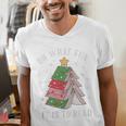 Oh What Fun It Is To Read Book Christmas Tree Premium Tri-Blend Men's V-Neck T-Shirt Oh What Fun It Is To Read Book Christmas Tree Premium Tri-Blend Men's V-Neck T-Shirt