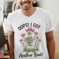 Oops I Got Another Book Cute Goose Librarian Reading Teacher Men's V-Neck T-Shirt Oops I Got Another Book Cute Goose Librarian Reading Teacher Men's V-Neck T-Shirt