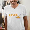 I Like Pasta And Maybe 3 People Introvert Foodie Premium Men's V-Neck T-Shirt
