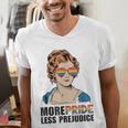 Pride And Prejudice Book Jane Austen Merch LGBTQ Men's V-Neck T-Shirt