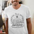 Im A Privilege Vintage Book Illustration Men's V-Neck T-Shirt