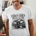 Proudly Anti Social Member Of The Introverted Book Club Men's V-Neck T-Shirt