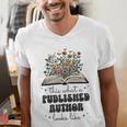This Is What A Published Author Looks Like Book Writer Men's V-Neck T-Shirt