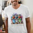 Racoons Trash Reader Book Lover Romantic Novels Premium Men's V-Neck T-Shirt Racoons Trash Reader Book Lover Romantic Novels Premium Men's V-Neck T-Shirt