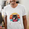 Read Books Drink Coffee Fight Evil Cat Premium Men's V-Neck T-Shirt Read Books Drink Coffee Fight Evil Cat Premium Men's V-Neck T-Shirt