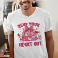 Read Your Heart Out Teacher Valentine Reading Book Lover Men's V-Neck T-Shirt Read Your Heart Out Teacher Valentine Reading Book Lover Men's V-Neck T-Shirt