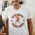 Reading Book Lover Boxer Boxing Lover Read Books Throw Hooks Men's V-Neck T-Shirt Reading Book Lover Boxer Boxing Lover Read Books Throw Hooks Men's V-Neck T-Shirt