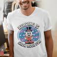 Reading Is Snow Much Fun Snowflake Book Lovers Winter Theme Premium Tri-Blend Men's V-Neck T-Shirt Reading Is Snow Much Fun Snowflake Book Lovers Winter Theme Premium Tri-Blend Men's V-Neck T-Shirt