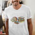 I Rescue Book Trapped In The Bookstore I'm Not A Hoarder Premium Tri-Blend Men's V-Neck T-Shirt I Rescue Book Trapped In The Bookstore I'm Not A Hoarder Premium Tri-Blend Men's V-Neck T-Shirt