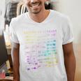Return To Library Card Book Due Date Bookish Rainbow Reading Men's V-Neck T-Shirt