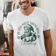 He Sees What You'Ve Been Reading Bookish Christmas Men's V-Neck T-Shirt He Sees What You'Ve Been Reading Bookish Christmas Men's V-Neck T-Shirt