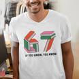 Six Seven 67 If You Know You Know 6 7 Reading Books Men's V-Neck T-Shirt