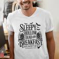 Sleepy Hollow Dead And Breakfast Please Book Ahead Men's V-Neck T-Shirt Sleepy Hollow Dead And Breakfast Please Book Ahead Men's V-Neck T-Shirt