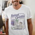 Smut Goblin Reading Club Book Lover Dark Academia Men's V-Neck T-Shirt