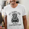 Smutty Spicy Book Its Always WYD And Never DYWMTCOAEYPTYCOMF Men's V-Neck T-Shirt Smutty Spicy Book Its Always WYD And Never DYWMTCOAEYPTYCOMF Men's V-Neck T-Shirt