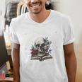 Spread Those Pages Like A Good Girl Dark Romance Smutt Books Men's V-Neck T-Shirt Spread Those Pages Like A Good Girl Dark Romance Smutt Books Men's V-Neck T-Shirt