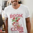 Strawberry Shortcake Book Club 1979 With Berry Besties Men's V-Neck T-Shirt Strawberry Shortcake Book Club 1979 With Berry Besties Men's V-Neck T-Shirt